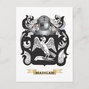 Madigan Coat of Arms (Family Crest) Postcard