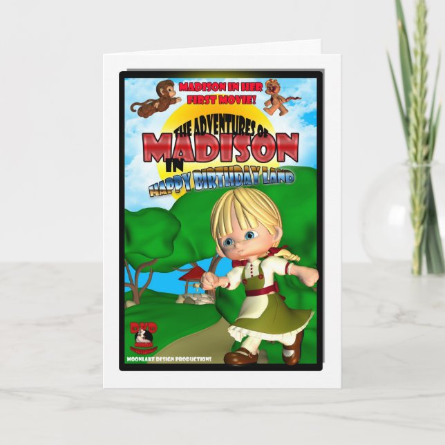 Madison Birthday Card DVD box spoof (Front)