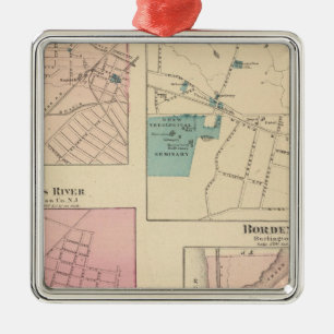 Madison, Bordentown, NJ Metal Ornament