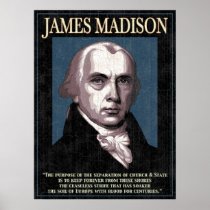 Madison - Church & State Poster
