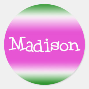 Madison Classic Round Sticker