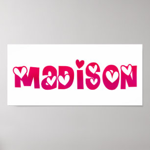Madison in Hearts Poster
