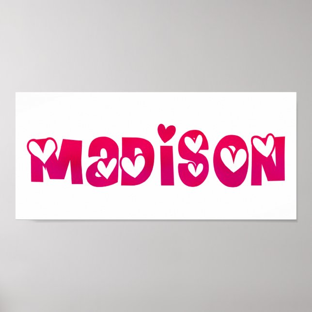 Madison in Hearts Poster (Front)