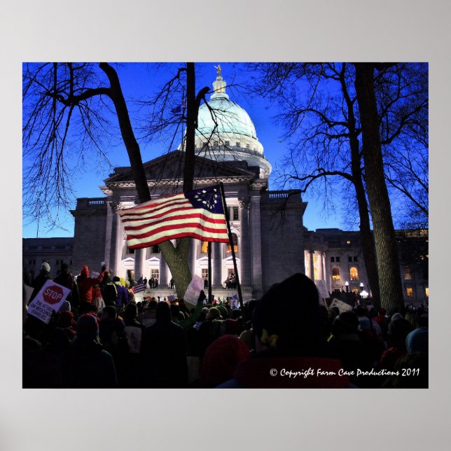 Madison Protest to Kill the Bill Poster (Front)