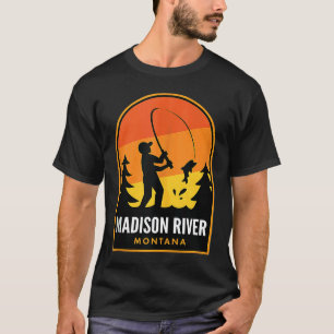 Madison River Montana Fishing T-Shirt