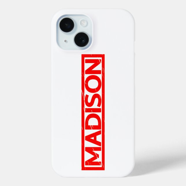 Madison Stamp Case-Mate iPhone Case (Back)
