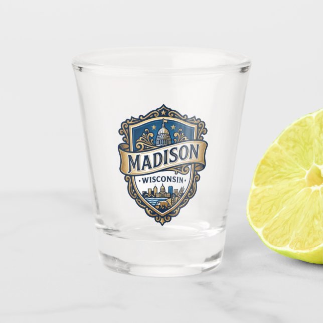 Madison USA Shot Glass (Front)