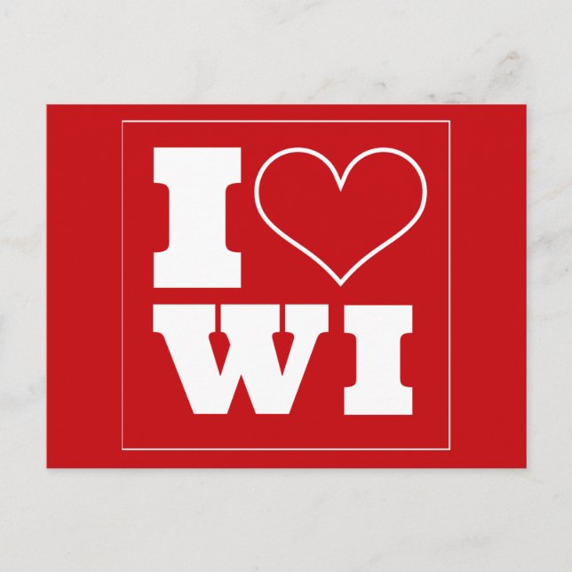 Madison (WI) Tailgate Invitation Postcard (Front)