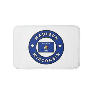 Madison Wisconsin Bath Mat