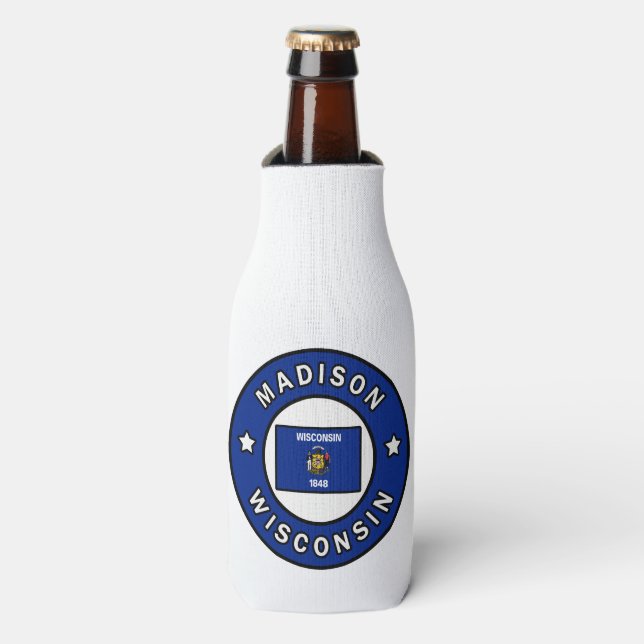 Madison Wisconsin Bottle Cooler (Bottle Front)