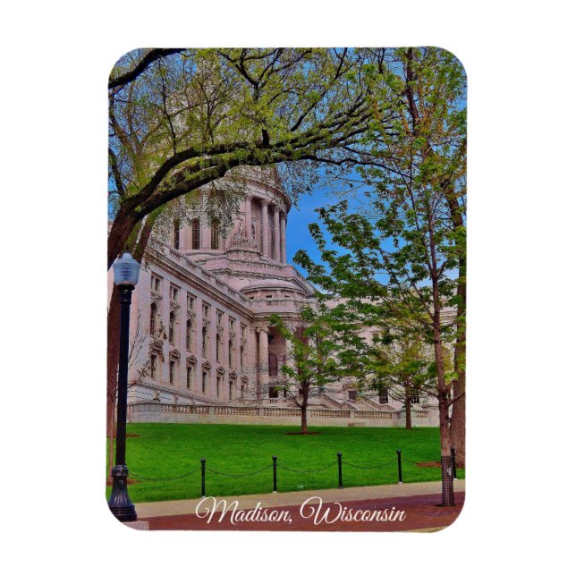 Madison, Wisconsin Magnet (Vertical)