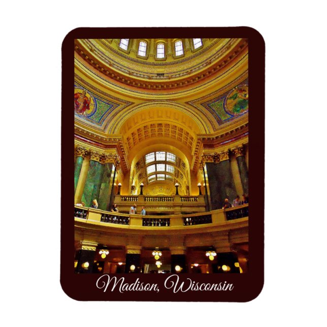 Madison, Wisconsin Magnet (Vertical)