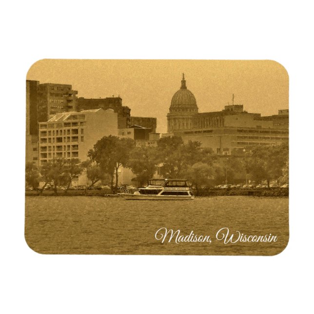 Madison, Wisconsin Magnet (Horizontal)