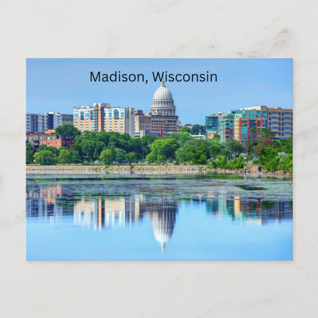 Madison, Wisconsin Postcard (Front)