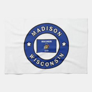 Madison Wisconsin Tea Towel