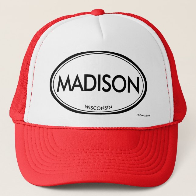 Madison, Wisconsin Trucker Hat (Front)