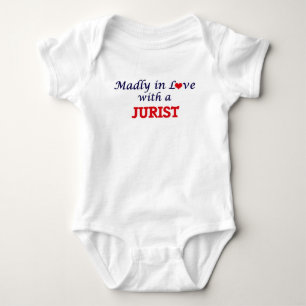 Madly in love with a Jurist Baby Bodysuit