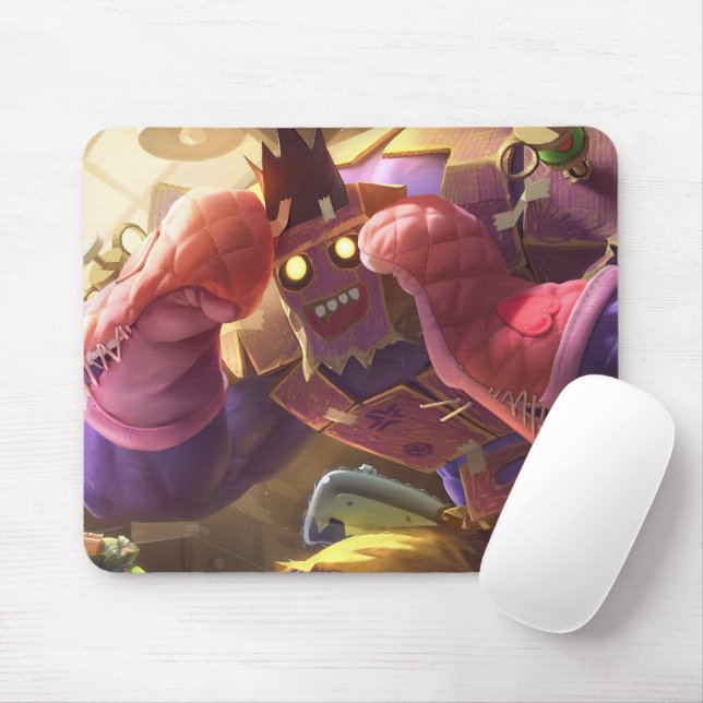 Madman Gaming Mousepad | Power Lifter Themed Art (With Mouse)