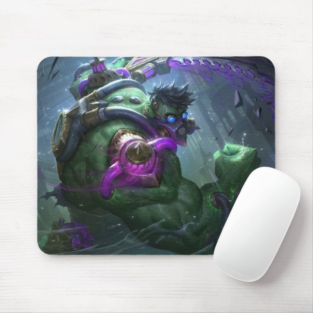 Madman Gaming Mousepad | Power Lifter Themed Art (With Mouse)