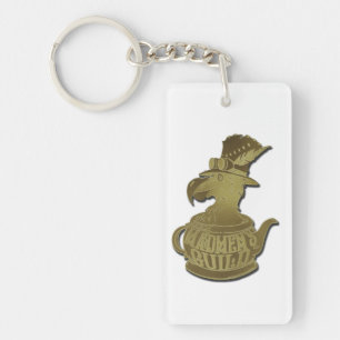 Madmen's Guild Plaque, Dodo Kettle Keychain
