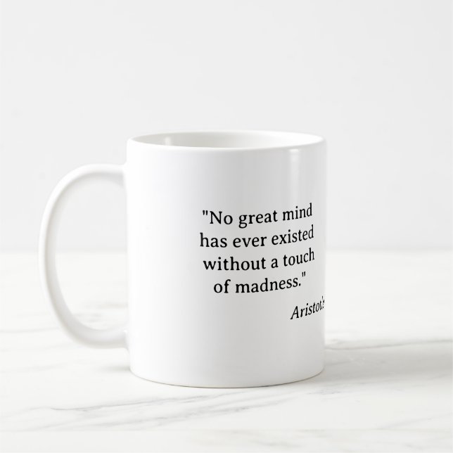 Madness - Aristotle Coffee Mug (Left)