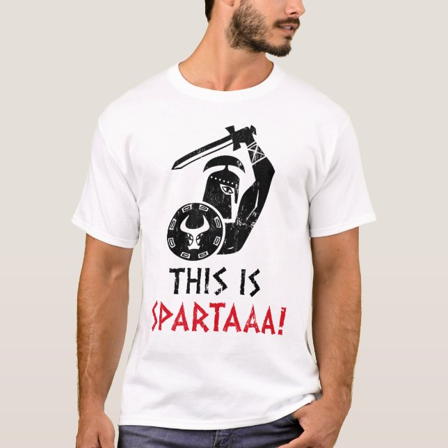 madness this is sparta T-Shirt (Front)