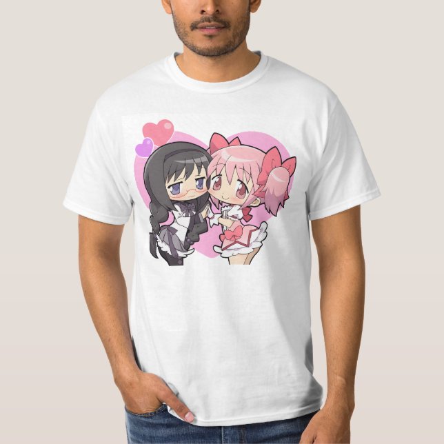 Madoka Kaname heart chibi T-Shirt (Front)