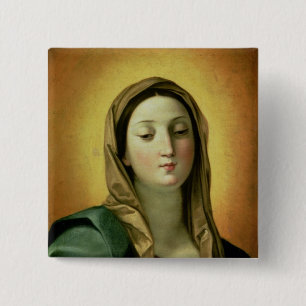 Madonna 15 Cm Square Badge