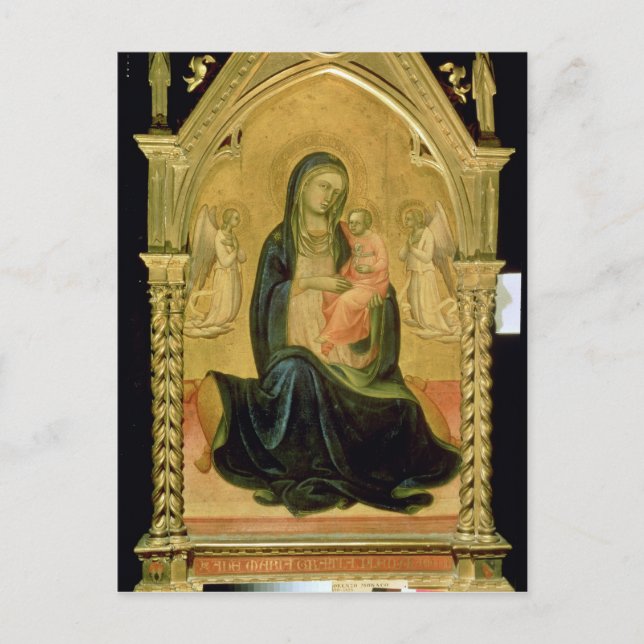 Madonna and Child, 1400 Postcard (Front)