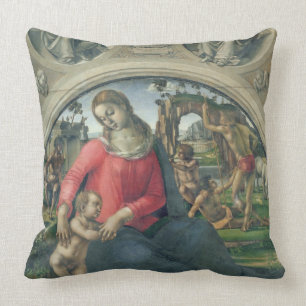Madonna and Child, 1490-95 (oil on panel) Cushion
