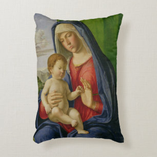 Madonna and Child, 1490s Decorative Cushion