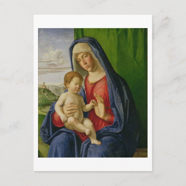 Madonna and Child, 1490s Postcard (Front)