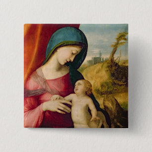 Madonna and Child, 1512-14 15 Cm Square Badge