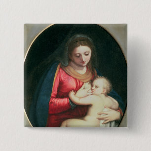 Madonna and Child, 1598 15 Cm Square Badge