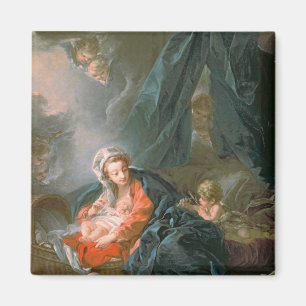 Madonna and Child, 18th century Magnet