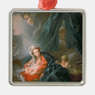 Madonna and Child, 18th century Metal Tree Decoration