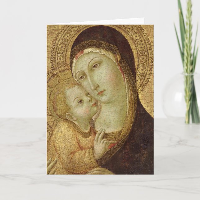 Madonna and Child 2 Card (Front)