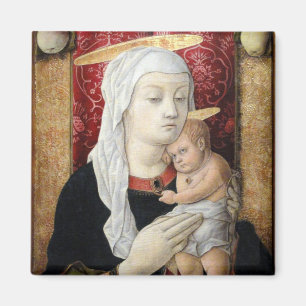 Madonna and Child 2 - Carlo Crivelli - c1468 Magnet