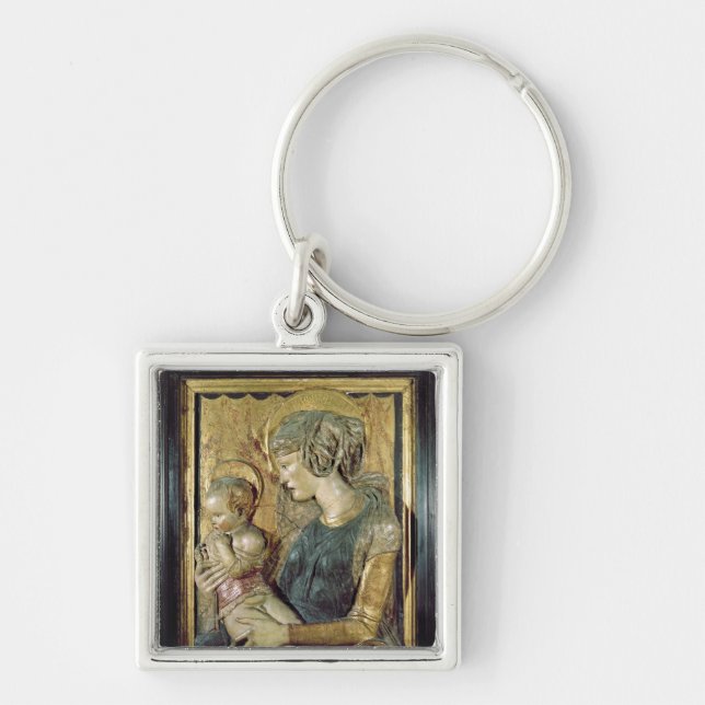 Madonna and Child 2 Key Ring (Front)