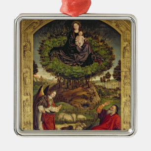 Madonna and Child 2 Metal Tree Decoration