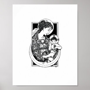 Madonna and Child (Archival Paper Print) Poster