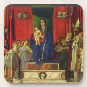 Madonna and Child (Barbarigo Altarpiece) 1488 Coaster