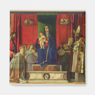 Madonna and Child (Barbarigo Altarpiece) 1488 Magnet