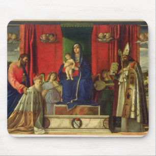 Madonna and Child (Barbarigo Altarpiece) 1488 Mouse Pad