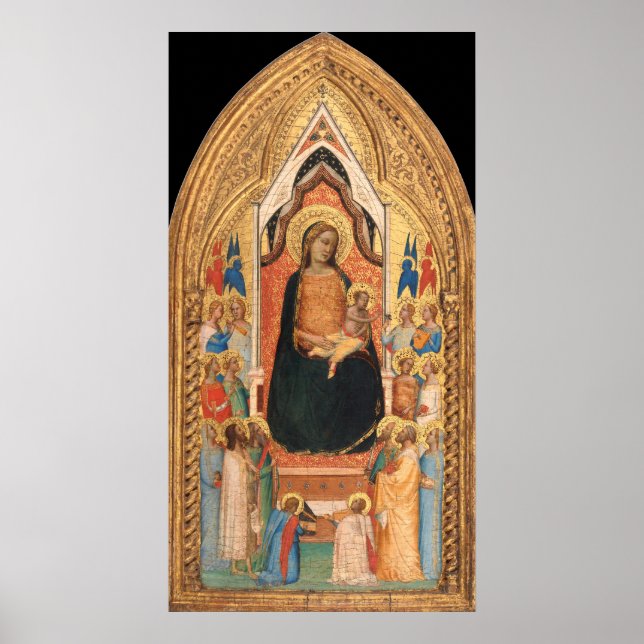 Madonna and Child - Bernardo Daddi Fine Art Poster (Front)