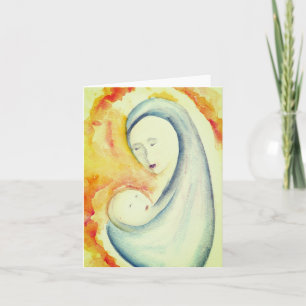 Madonna and Child blank note cards