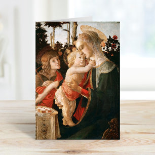 Madonna and Child   Botticelli Card