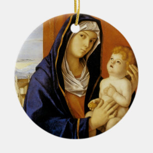 Madonna and Child by Giovanni Bellini Ceramic Ornament