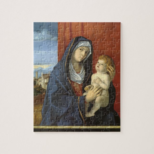 Madonna and Child by Giovanni Bellini Jigsaw Puzzle (Vertical)
