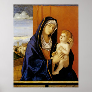 Madonna and Child by Giovanni Bellini Poster
